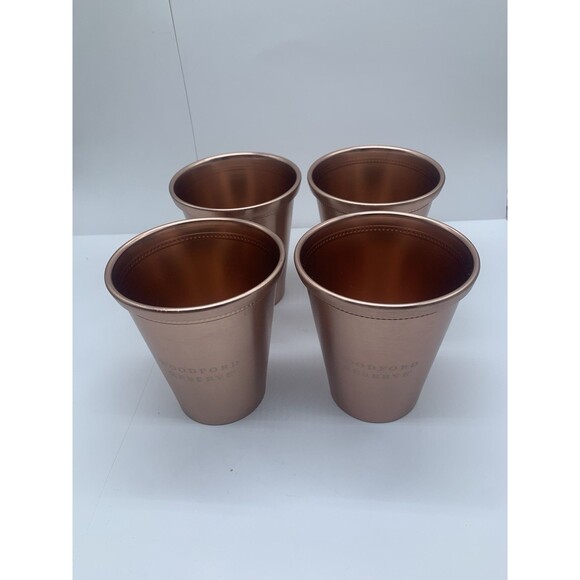 4-Pack Kentucky Derby Woodford Reserve Mint Julep Copper Cup New! - Picture 1 of 4